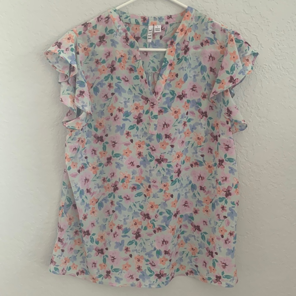 Elle Floral Top